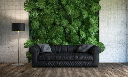 green wall